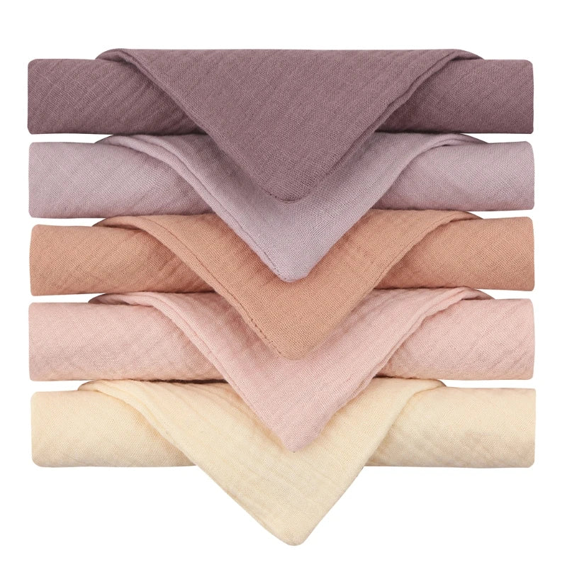 5PCS Baby Cotton Gauze Hand Towels