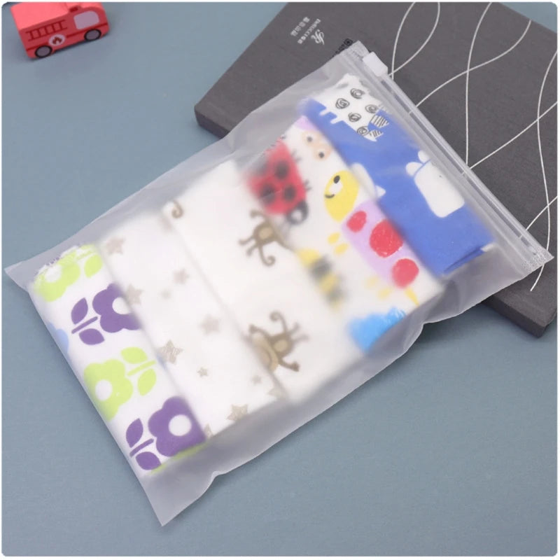 5PCS Muslin Cotton Baby Bath Towels