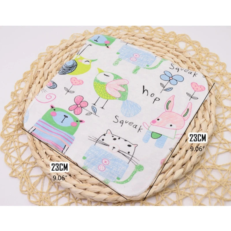 5PCS Muslin Cotton Baby Bath Towels