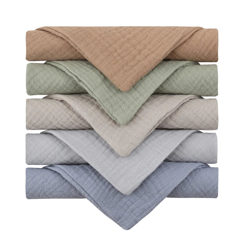 5PCS Baby Cotton Gauze Hand Towels