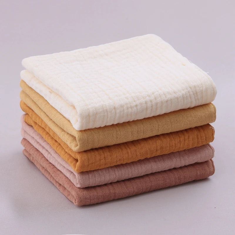 5PCS Baby Cotton Gauze Hand Towels