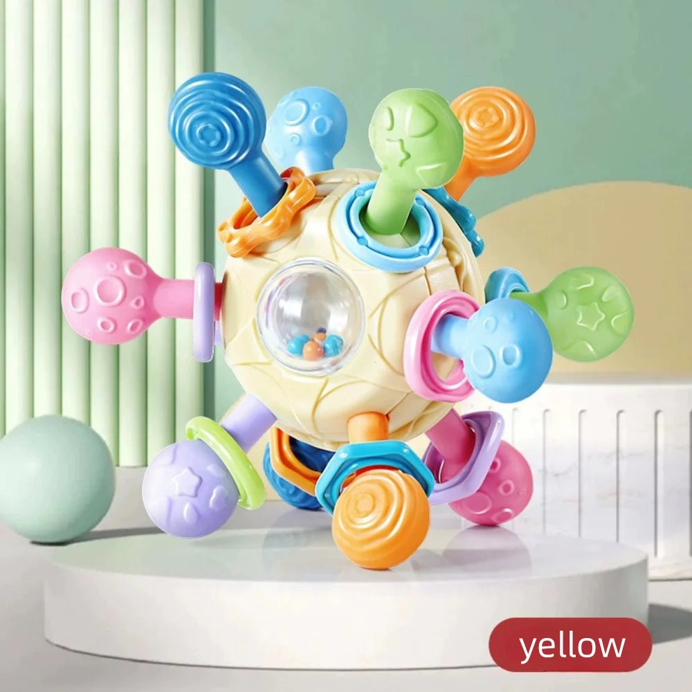 Manhattan Baby Grasping Ball Teether Rattle