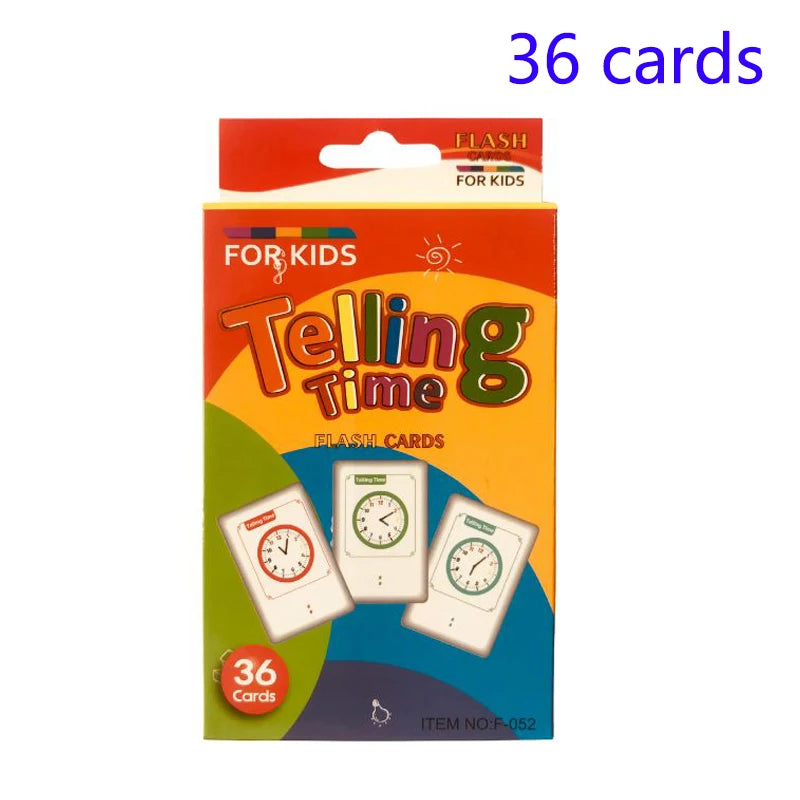 Montessori English Words Flashcards for Kids