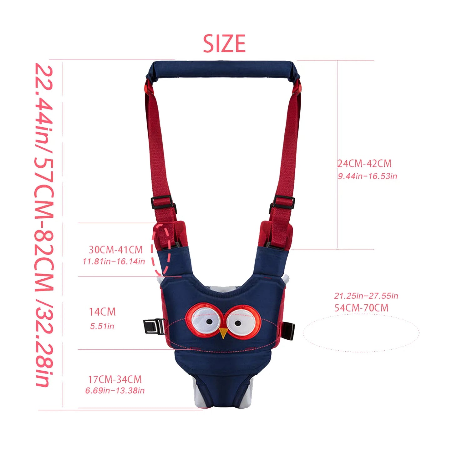 Baby Walker Strap / Detachable / Toddler Walking Aid Support Training Tool - Suitable for 6-24 Months