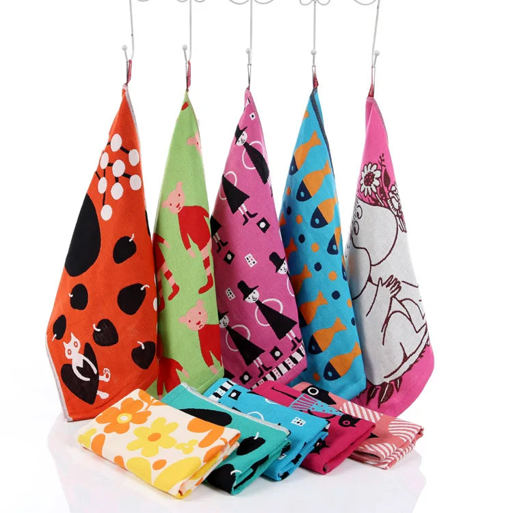 Baby Cartoon Towel 3-Layer Washcloth