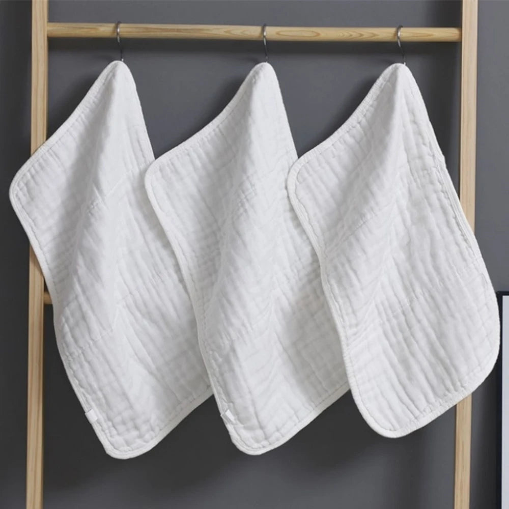 Large Muslin Burp Cloths for Babies