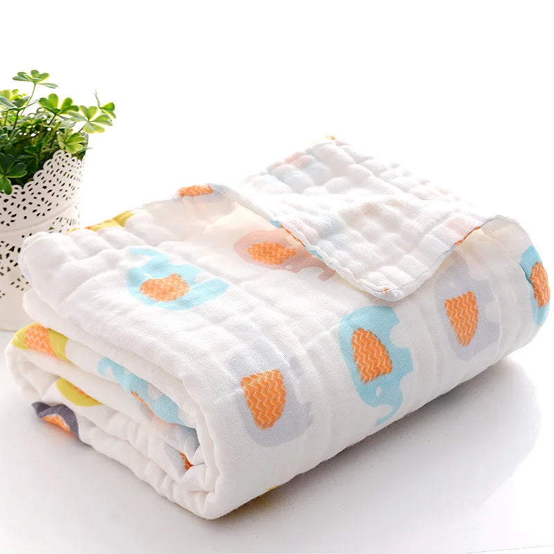Newborn Baby Cotton Swaddle Bathrobe