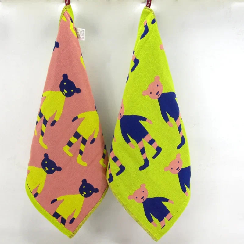 Baby Cartoon Towel 3-Layer Gauze