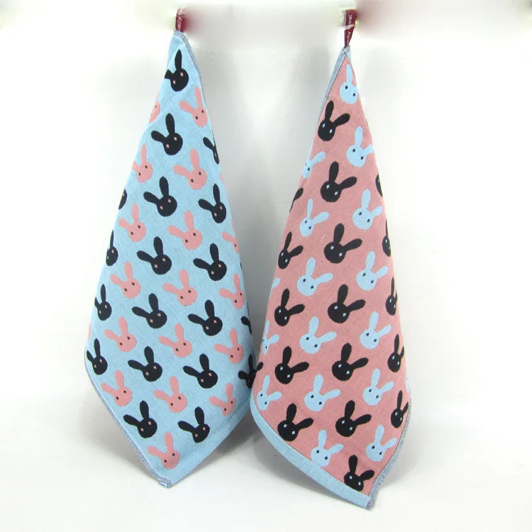 Baby Cartoon Towel 3-Layer Washcloth