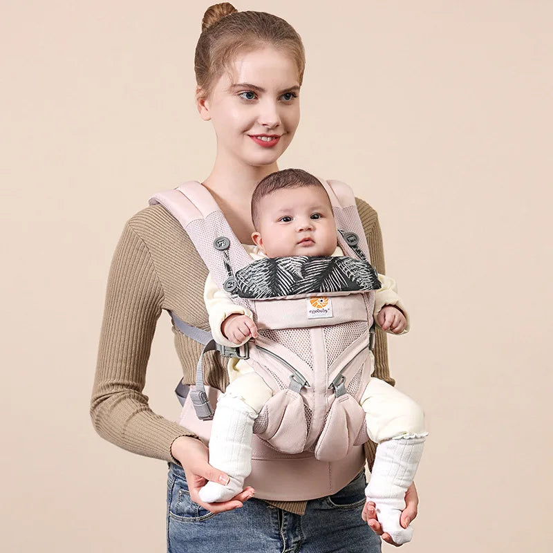 Egobaby 360 Omni Baby Carrier Cotton Breathable Ergonomic Backpacks Holder Shoulder Waist Belt Sling Suspenders