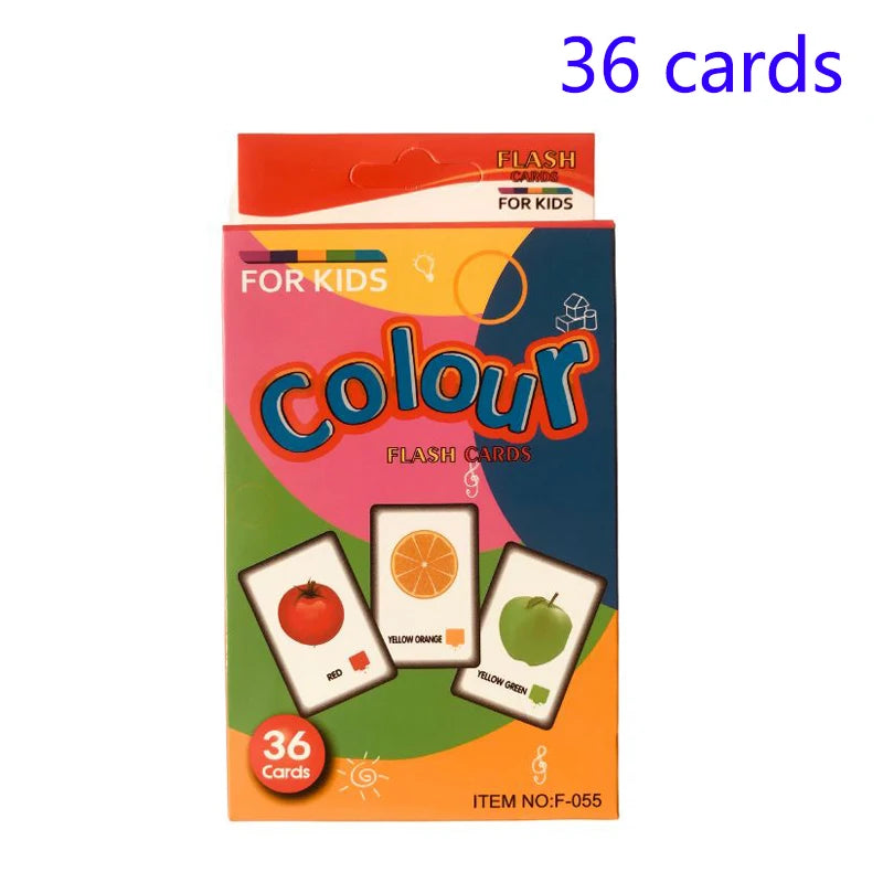 Montessori English Words Flashcards for Kids