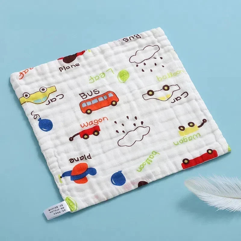 Random 5PCS Muslin Baby Towels Cotton