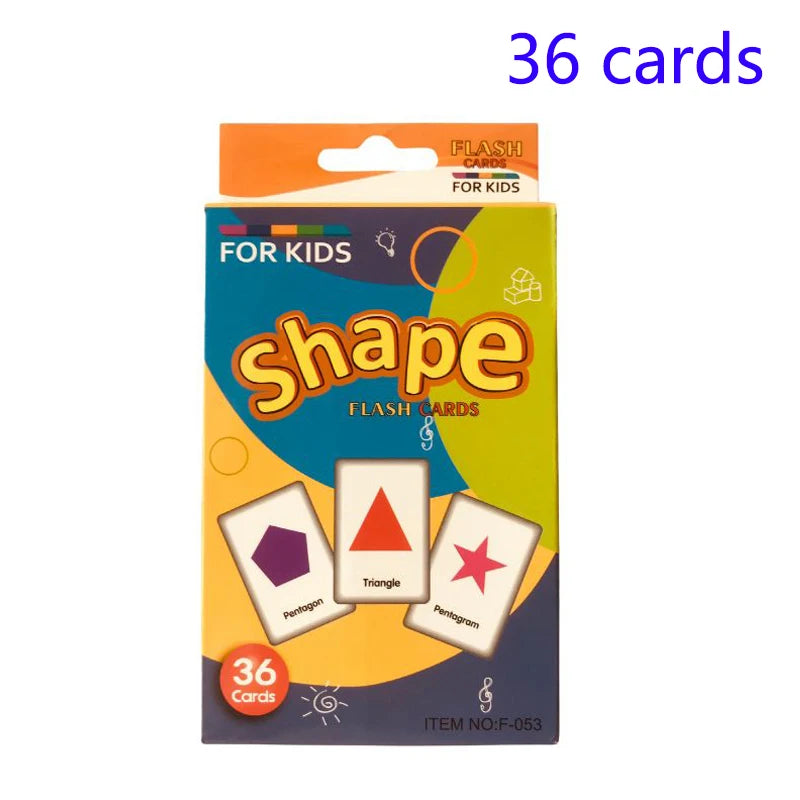 Montessori English Words Flashcards for Kids