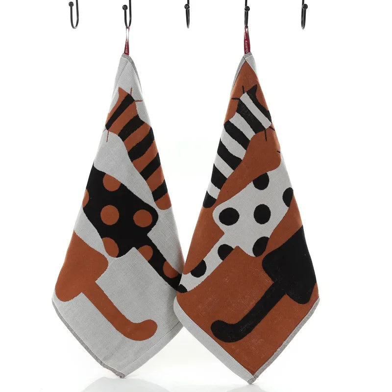 Baby Cartoon Towel 3-Layer Gauze