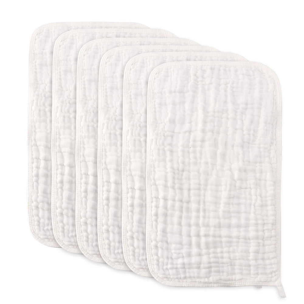 Large Muslin Burp Cloths for Babies