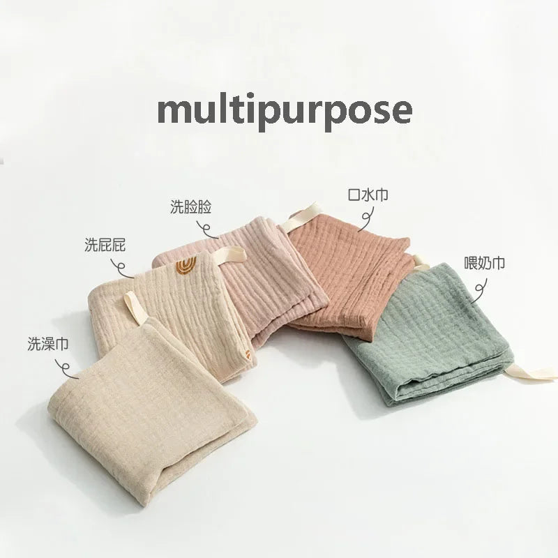 2/5PCS Muslin Newborn Baby Towels