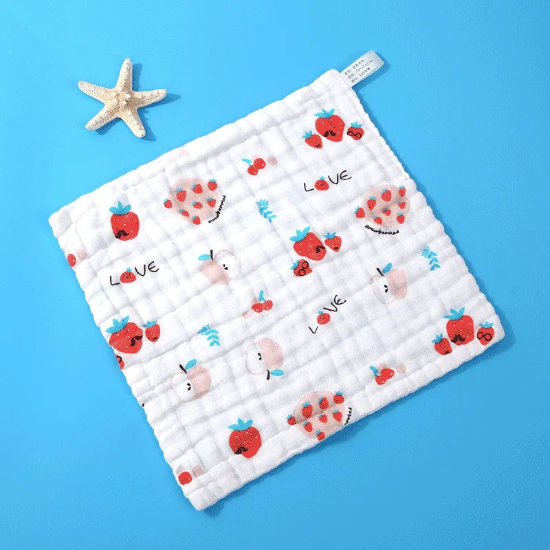 5PCS Muslin Cotton Baby Burp Towels