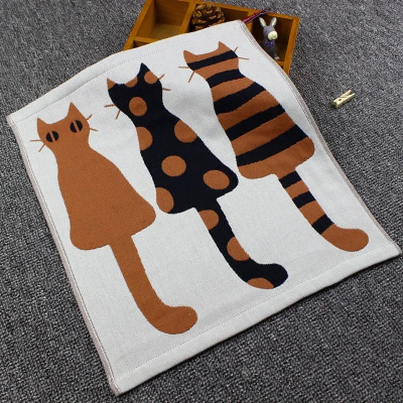 Baby Cartoon Towel 3-Layer Gauze