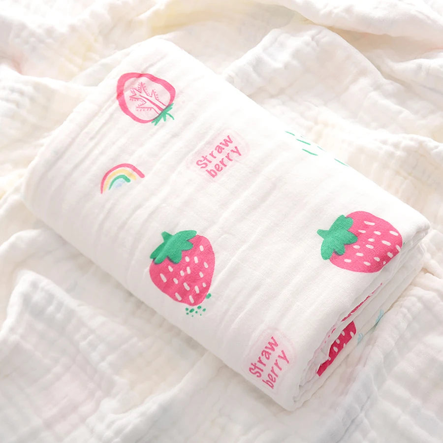 Newborn Baby Cotton Swaddle Bathrobe