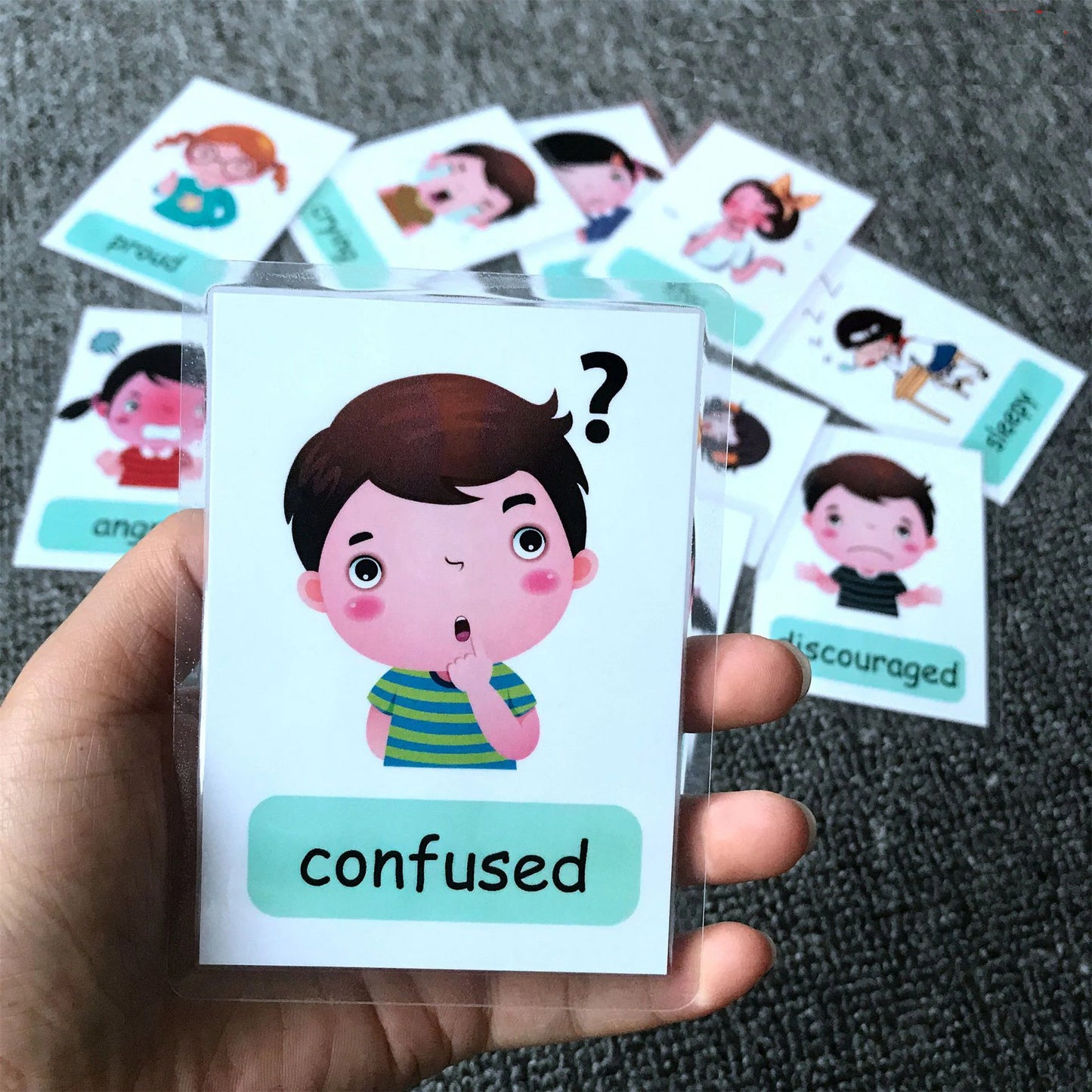 Montessori Kids English Flashcards Learning Cards