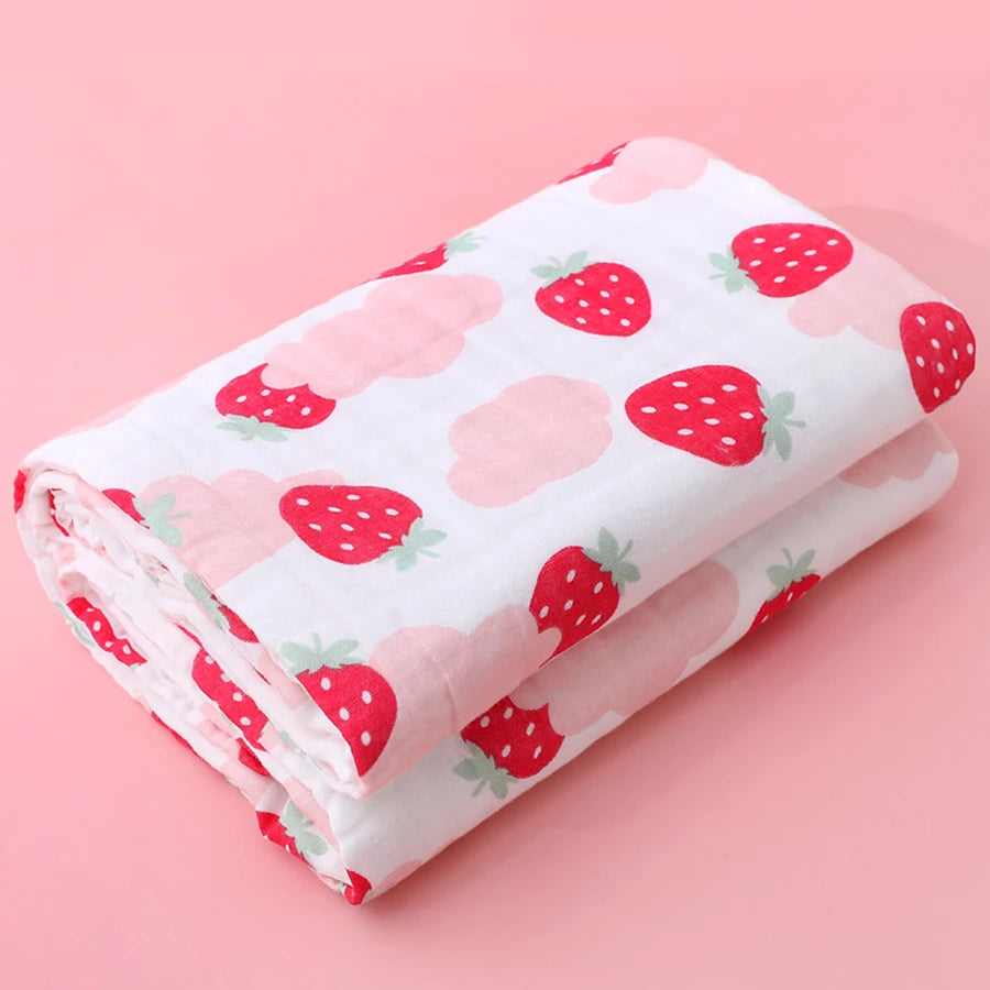 Newborn Baby Cotton Swaddle Bathrobe