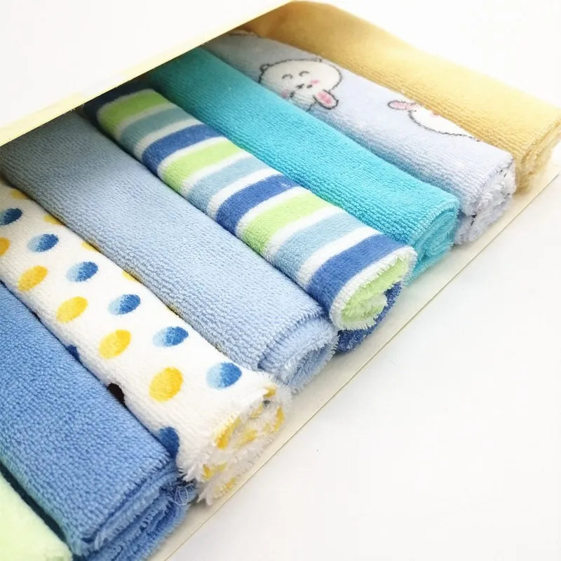 8PCS Baby Washcloth Soft Face Towels