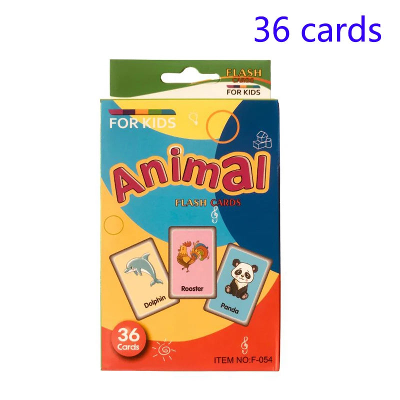 Montessori English Words Flashcards for Kids