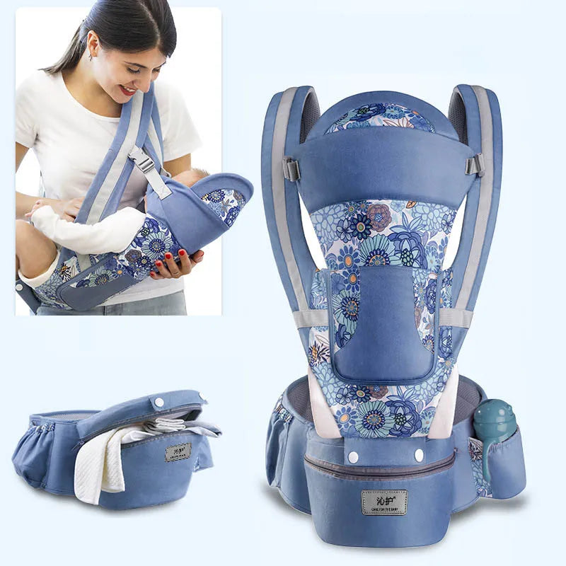 Ergonomic Baby Carrier Backpack Infant Baby Hipseat Carrier Front Facing Ergonomic Kangaroo Baby Wrap Sling Travel Backpack
