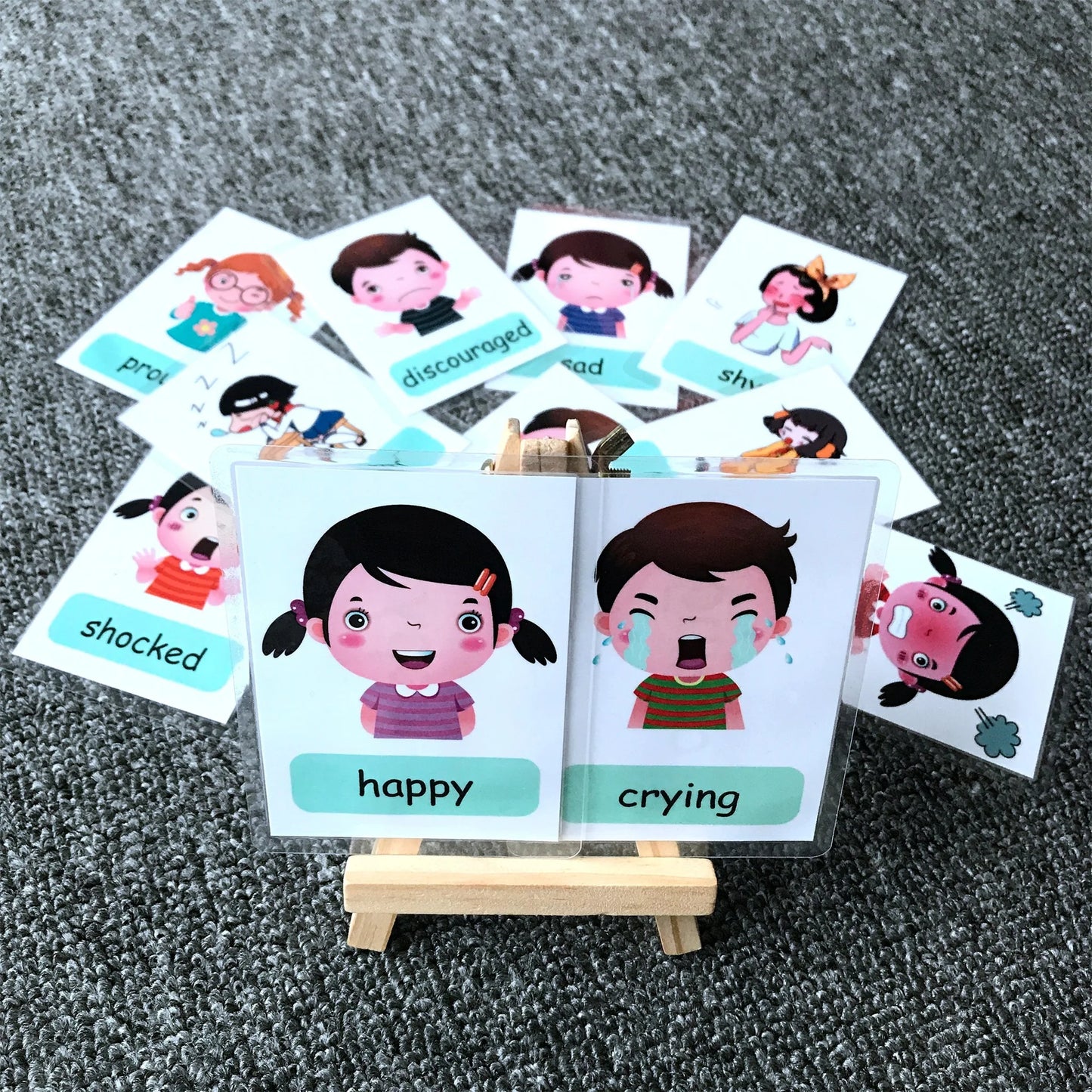 Montessori Kids English Flashcards Learning Cards