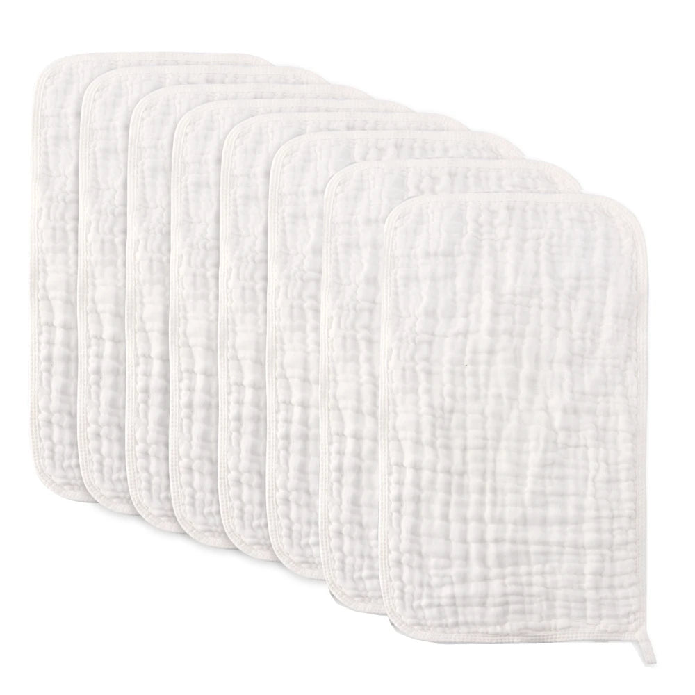 Large Muslin Burp Cloths for Babies