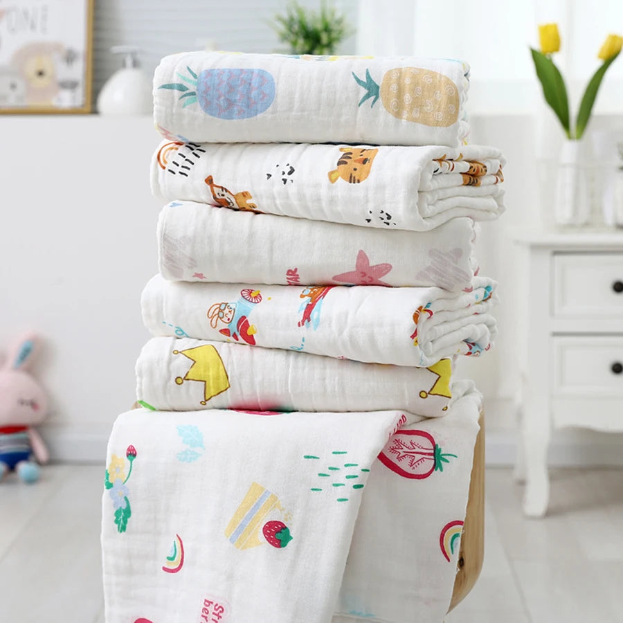 Newborn Baby Cotton Swaddle Bathrobe