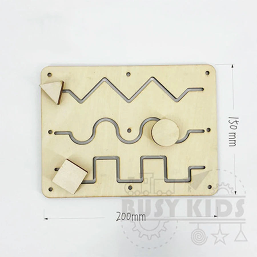 DIY Montessori Busy Board Accessories Kit