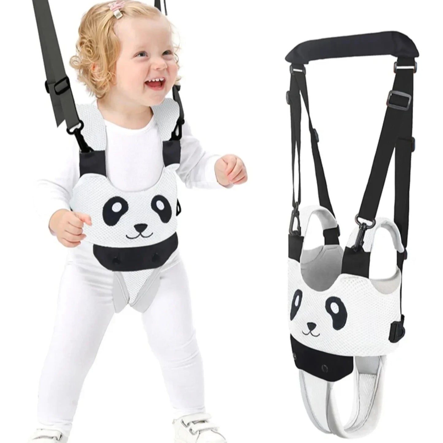 Baby Walk Helper Handheld Kids Toddler Stand Up Assistant Multi-functional Safety Sling Prevent Falls Baby Learning Walking Belt