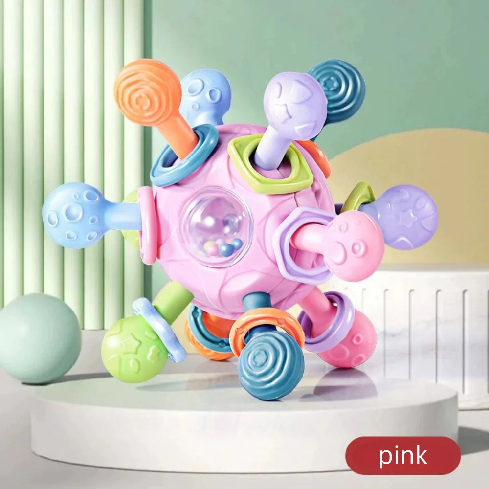 Manhattan Baby Grasping Ball Teether Rattle