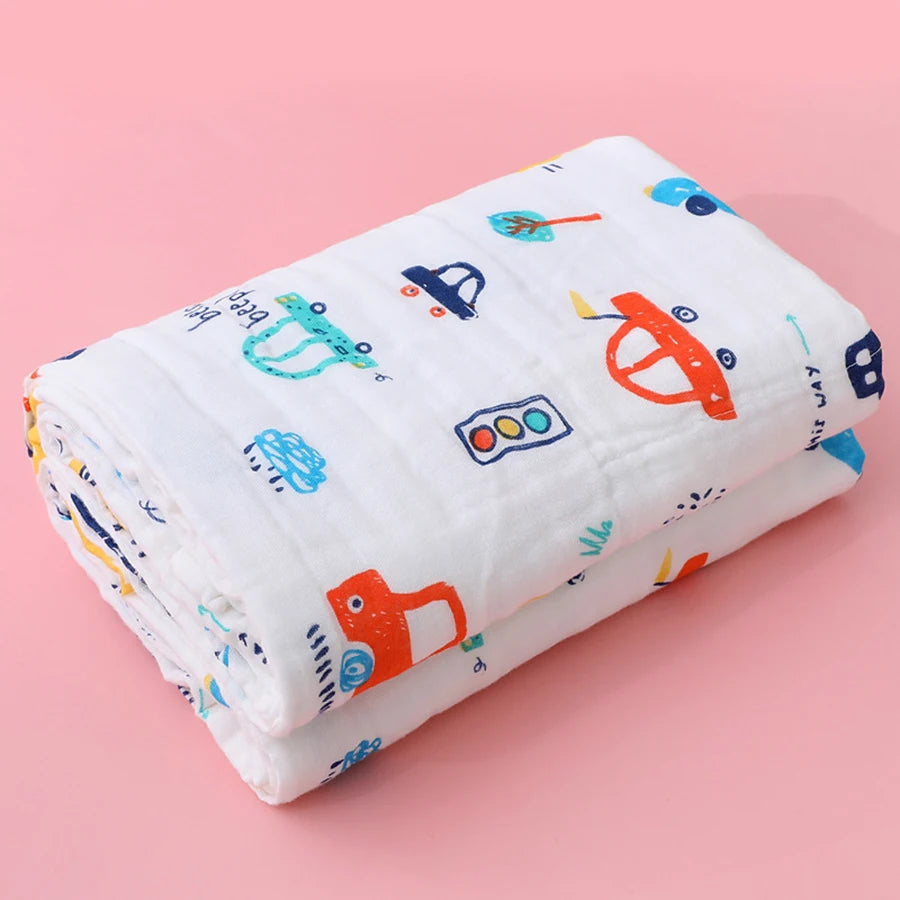 Newborn Baby Cotton Swaddle Bathrobe