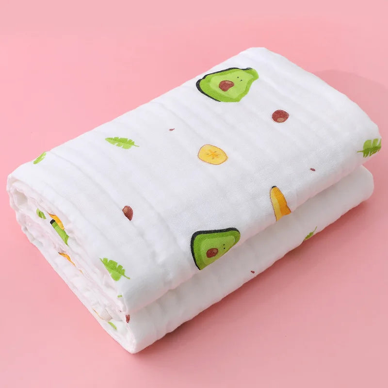 Baby Cotton Bath Towel 4-Layer Gauze