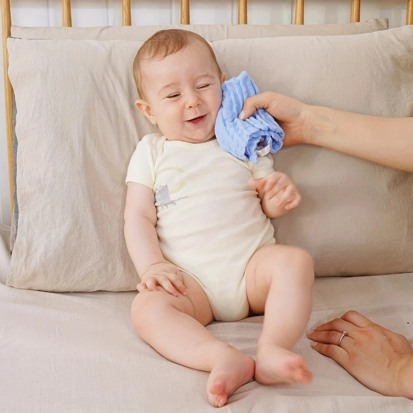 Baby Muslin Washcloth for Sensitive Skin