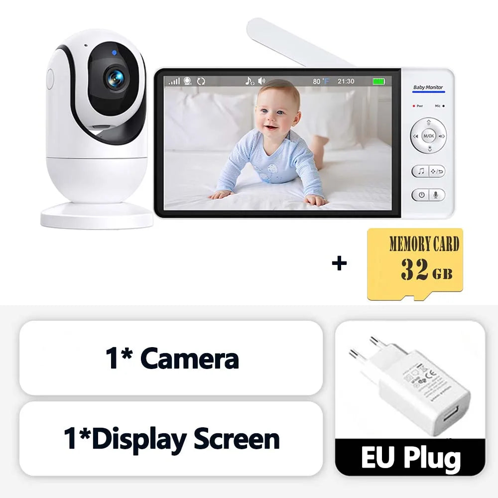 7" Screen Baby Monitor with Camera