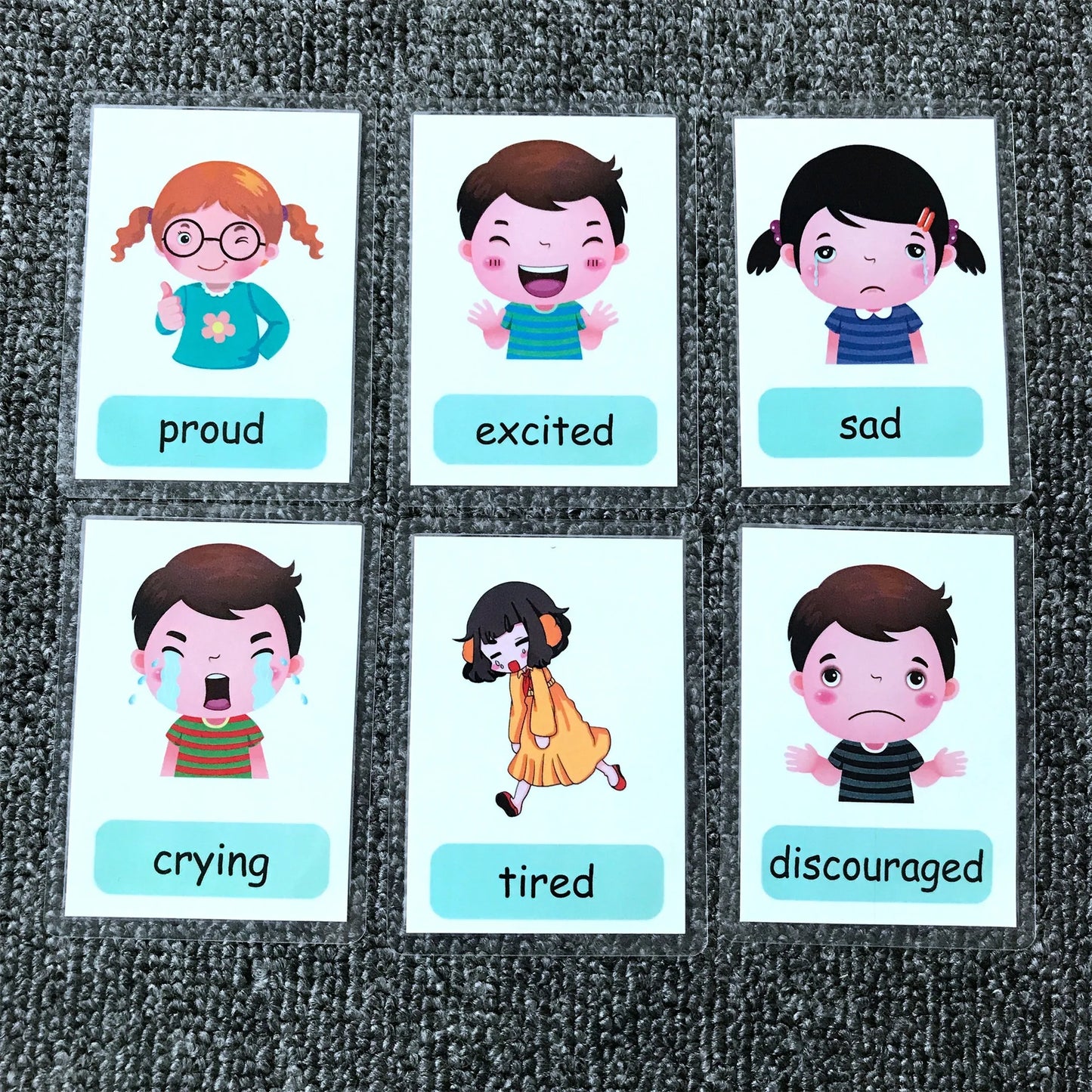Montessori Kids English Flashcards Learning Cards