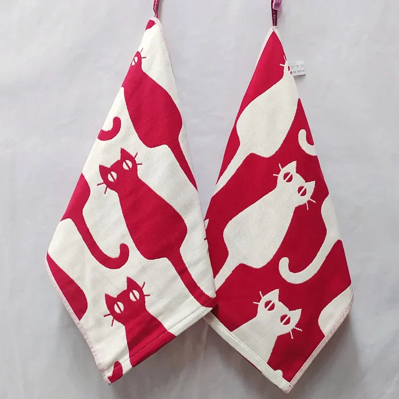 Baby Cartoon Towel 3-Layer Gauze