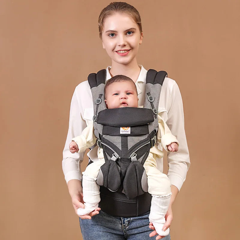 Egobaby 360 Omni Baby Carrier Cotton Breathable Ergonomic Backpacks Holder Shoulder Waist Belt Sling Suspenders