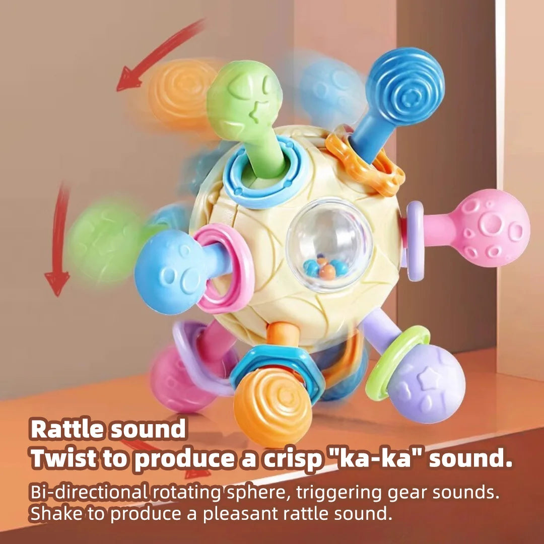 Manhattan Baby Grasping Ball Teether Rattle