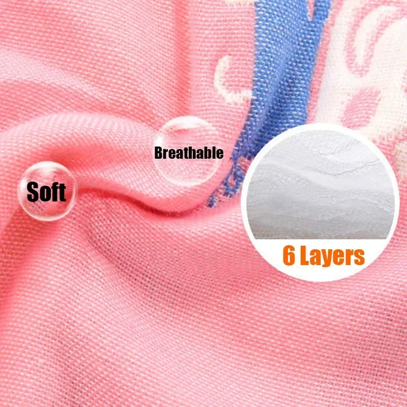 5PCS Cotton Baby Face Washcloths