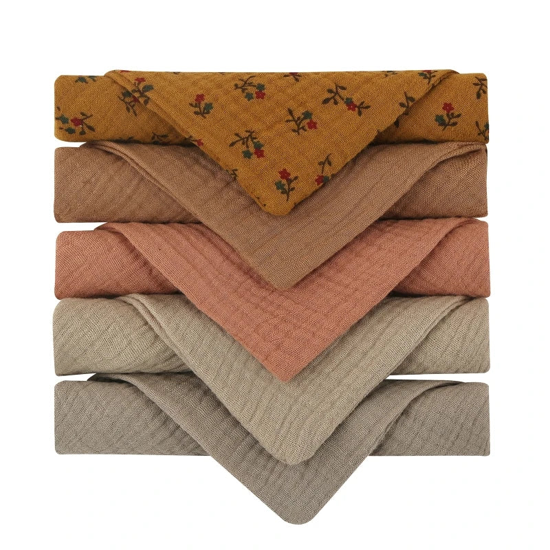 5PCS Baby Cotton Gauze Hand Towels