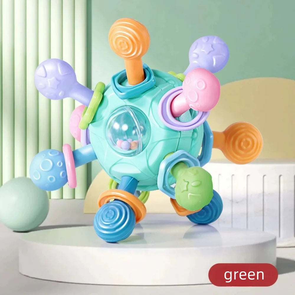 Manhattan Baby Grasping Ball Teether Rattle