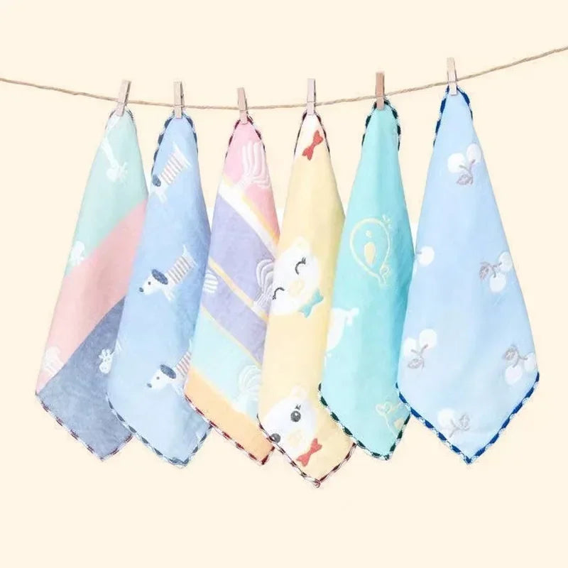5PCS Cotton Baby Face Washcloths