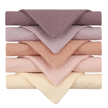 5PCS Baby Cotton Gauze Hand Towels