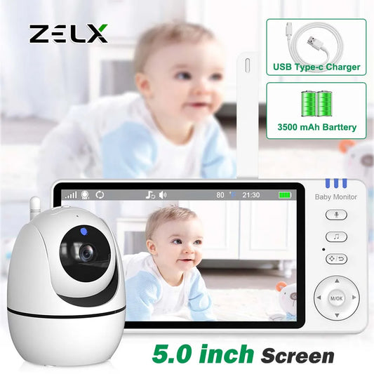5" Video Baby Monitor with Zoom