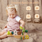 Montessori Wooden Stacking Blocks Forest Houses