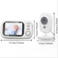 3.5 Inch Wireless Video Baby Monitor Auto Night Vision with Lullabies Baby Nanny Security Camera High Definition